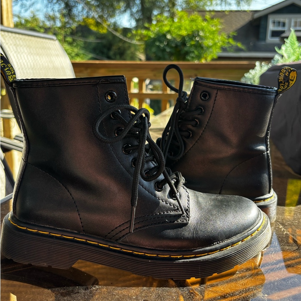 Doc Marten low combat boots